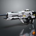 modern gun rifle semi-automatic rifle combat rifle battle rifle 3d model