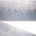 Perforated Metal Wall Panels With Decorative Patterns And Modern Design 3d model