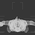 Fierce Character Creature Design With Armored Body Mechanical Limbs And Sharp Teeth