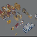Industrial Storage Equipment With Multi tier Racks Pallet Shelves And Warehouse Systems