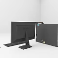 Lenovo Desktop Computer Tower With Monitor Keyboard Mouse And Windows Interface