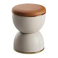 Modern Dressing Stool Round Stool Sofa Stool 3d model