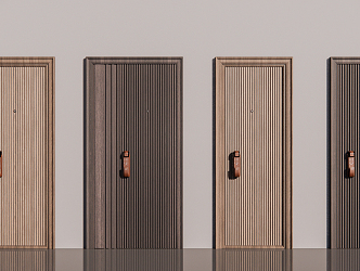 Modern security door 3d model