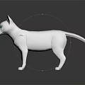 Various Colored Cat Toy Figurines Standing On Dark Reflective Background