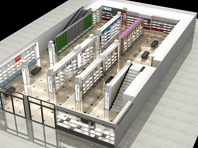 Modern Shower Sauna Interior Design With Relaxation Space And Comfortable Facilities 3d model