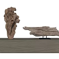 Modern Root Carving Root Carving Combination 3d model