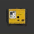 KIPOR Yellow And Gray Generator With Control Panel And Wheels