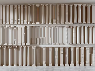 European Roman Column 3d model