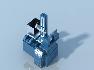 Modern Blue Pet Cabinet With Multi Layer Storage And Durable Structure 3d model