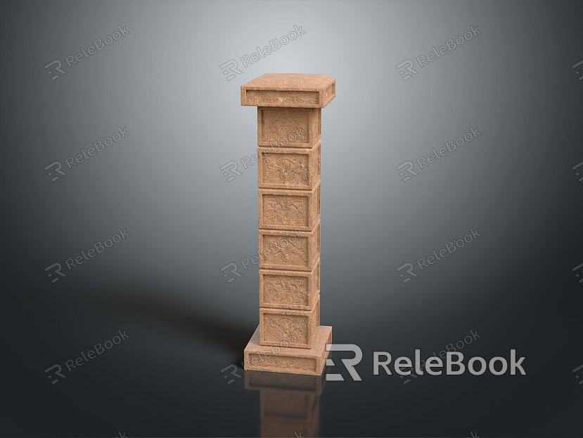 Columns Stone Columns Stone Columns Old Columns Roman Columns Roman Columns Classical Columns Greek Columns model