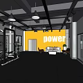 Spacious Fitness Studio With Yoga Mats Equipment Racks And Natural Light