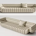 Modern Baxter Multiplayer Sofa 3d model