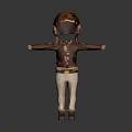 Aviator Style Outfit with Leather Jacket White Pants Brown Boots Hat and Goggles