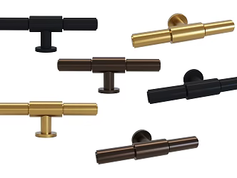 Modern Simple Light Luxury Door Handle Light Luxury Handle Simple Handle 3d model