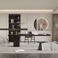 Modern study 3d model