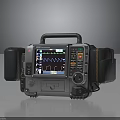 Portable Professional Equipment Featuring Display Screen Data Charts Control Panel And Handle