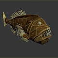 fish carnivorous fish piranha piranha freshwater fish sea fish animal game animal cartoon animal 3d model