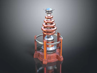 Automotive Mechanical Component With Multi Layer Ring Structure And Metal Support Base 3d model