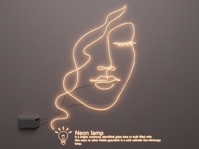 Neon Light 3d model