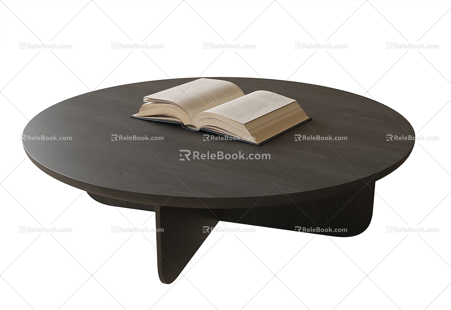 Coffee table books 3d model