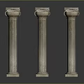 Columns Stone Columns Stone Columns Old Columns Roman Columns Roman Columns Classical Columns Greek Columns 3d model