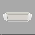 Modern White Ceiling Lights With Various Shapes And Stylish LED Illumination Design