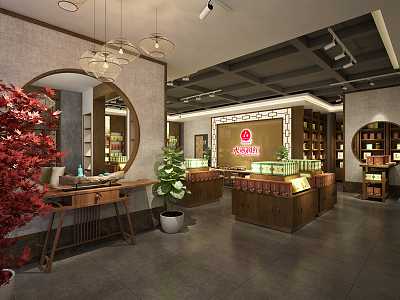 Chinese Tea Shop 3d model