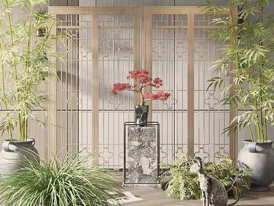 New Chinese Partition 3d model New Chinese Partition 3d model