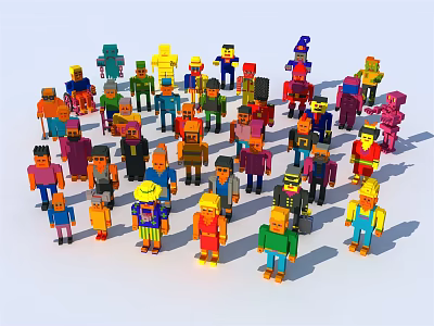 Modern Toy Body Figure Bag 3d model