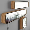 Wooden Roadside Lighting Facilities With Transparent Panels Enhancing Urban Street Safety