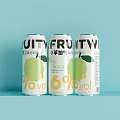 Refreshing Apple Flavored Sparkling Drink Cans 6% Alcohol 330ml Volume