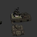 Military vehicle package 3d model