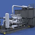 Gas Compressor Compressor Air Compressor 3d model