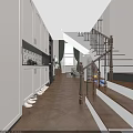 Charming Vintage Open Plan Living And Dining Room With Warm Wooden Floor And Comfortable Sofas