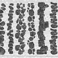 Various Shaped Stepping Stones For Garden Path And Outdoor Landscaping Design