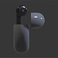 Modern Headset Bluetooth Headset 3d model