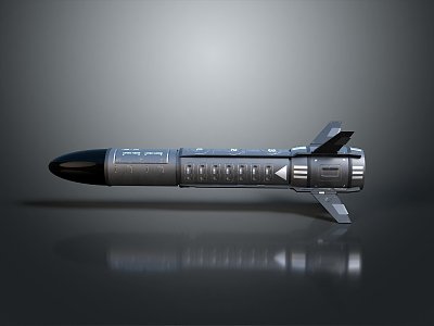 Bomb Missile Airborne Missile Shipborne Missile 3d model