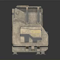 Tactical Military Weapon With Digital Control Panel And Portable Design In Desert Camouflage Color Scheme