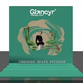 Giancyr Whole Art Chengdu Photo Check In Spot With Green 3D Structure And Model