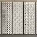 Modern wall panel modeling wall panel decorative panel 3d model