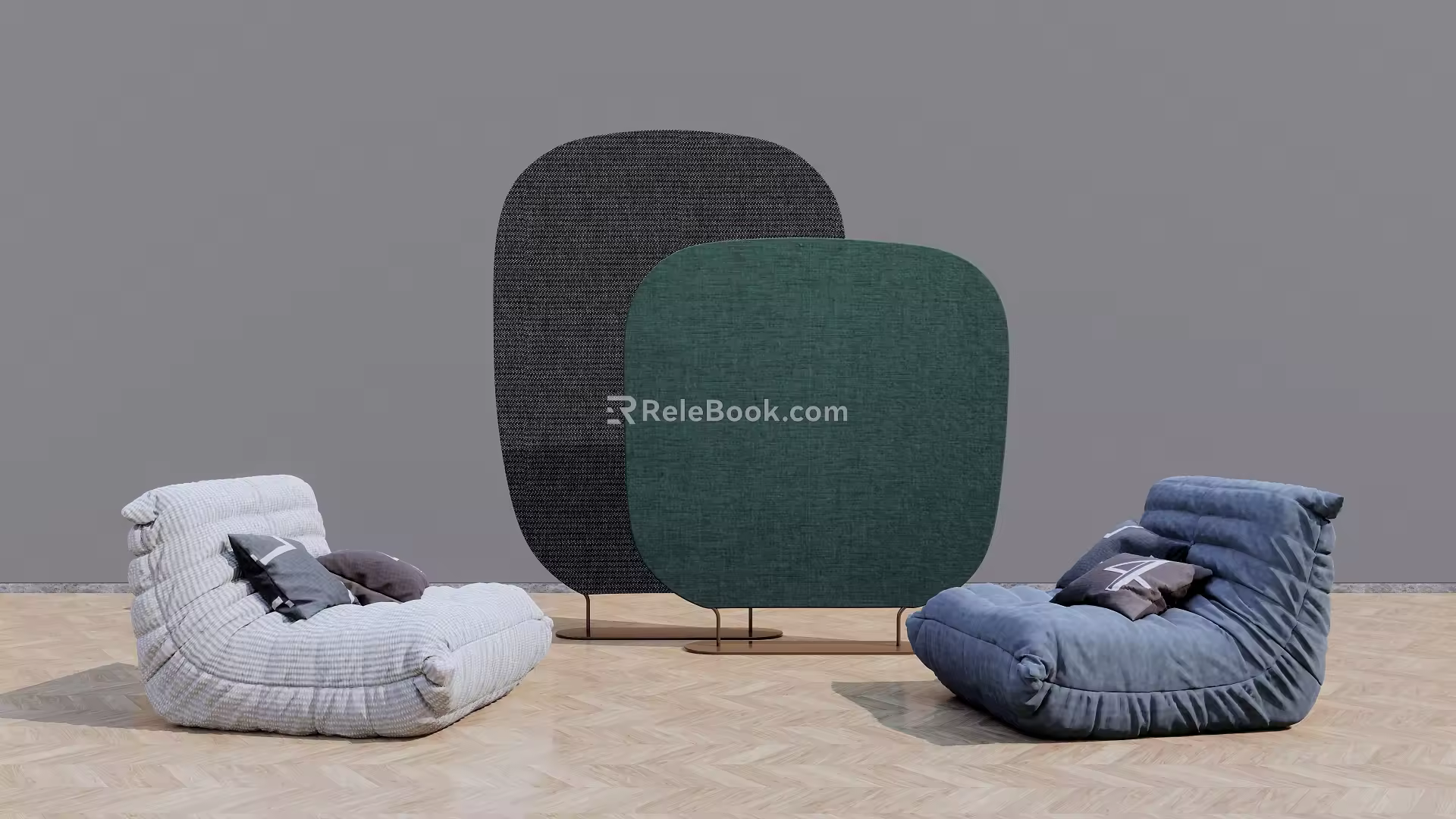 Modern Lazy Sofa Lazy Sofa Combination 3d model