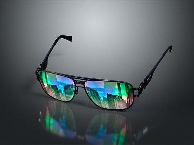 glasses sunglasses glasses near vision presbyopic glasses realistic 3d model