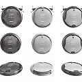 Modern sweeping robot intelligent sweeping machine combination 3d model