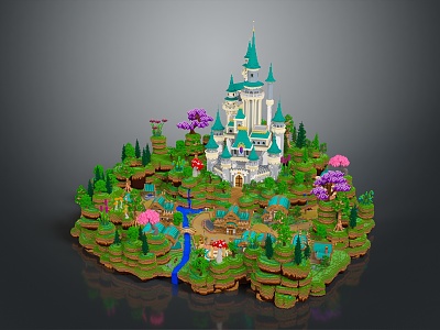 Game Environment Game Scene Fairy Tale Scene Fairy Tale Magic Scene Magic Item Fantasy Scene 3d model