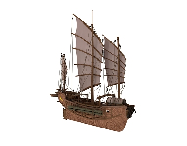 Modern Sailing 3d model