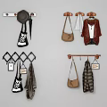 Wall Mounted Hooks with Different Designs for Hanging Hats Bags Clothes and Scarves