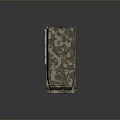 Military Camouflage Tracked Tank with Front Grille and Roof Rail Design
