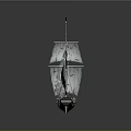 modern sailing ship ancient ship ancient warship large ancient ship ancient warship 3d model