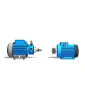 modern engine 3d model