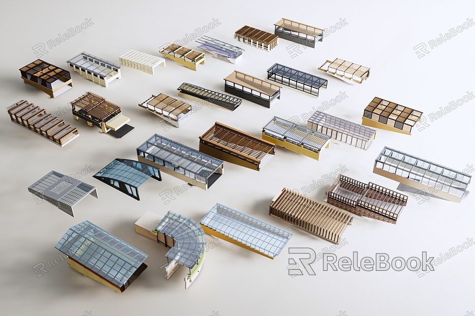 Underground Parking Entrance model